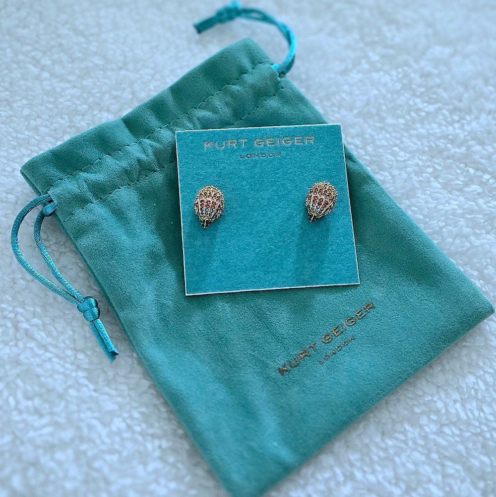 Kurt Geiger Signature Eagle🦅 Head Stud Earrings - NWT - Picture 4 of 16